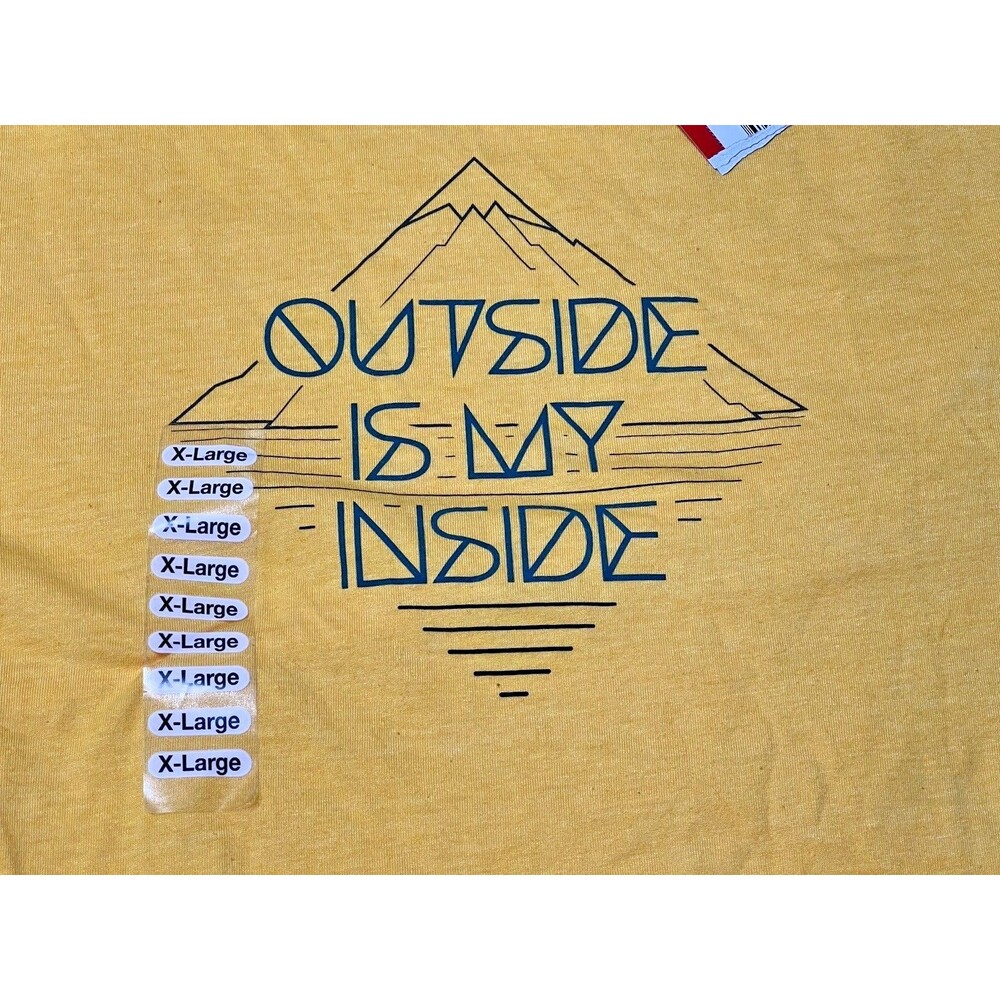The North Face Outside Is My Inside New W/ Tags T-Shirt Mens XL Free Shipping